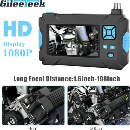 Inspection Mirrior Borescope 8mm Lens Inspection Endoscope with 4.3inch LCD Screen Waterproof 1080P HD Endoscope Camera P30