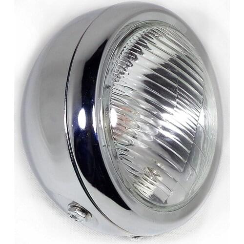 Free shipping for Suzuki motorcycle parts GN125 headlight assembly 125cc front lighting 1994-2001 round metal headlights