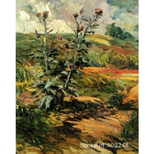 Online Art Gallery Vincent Van Gogh Handmade oil paintings Two Thistles High quality