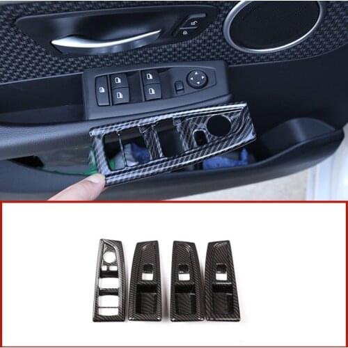 Car Window Lift Switch Button Cover Trim Stickers Interior For BMW 2 Series F45 F46 Travel version 2015-2019 Car Accessories LHD