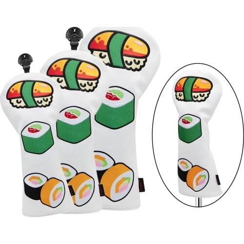 3Pcs Novelty Durable Golf Wood Head Cover Driver Headcover UT Golfer Gift