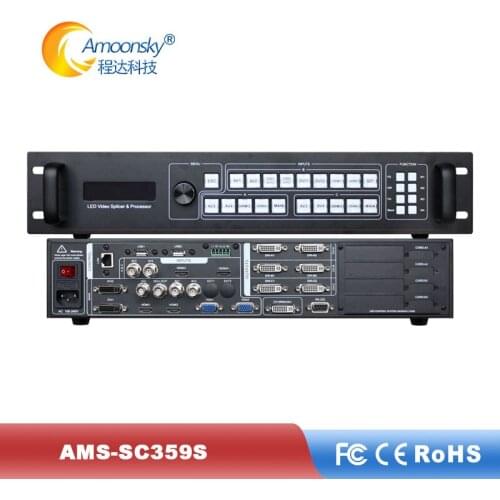 Multifunction AMS sc359s LED video splicer support nova sending card video wall panel controller for led display