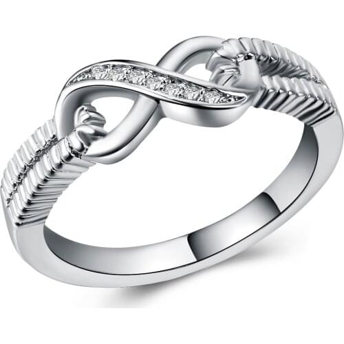 Fashion ladies ring Cubic Zirconia Engagement Wedding Band Rings for women men Wholesale Jewelry B2113