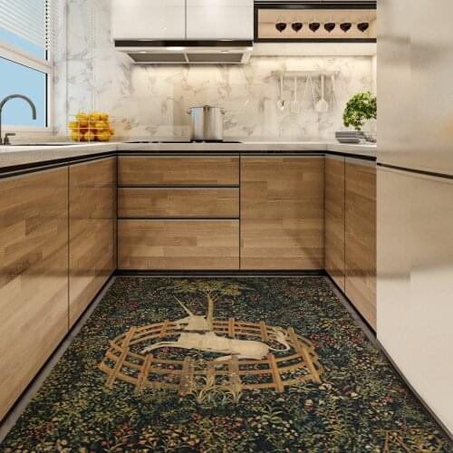 Natural Area Rugs Large Unicorn In Captivity Floor Mat Home Living Room Bedroom Carpet Animals Decor Anti Slip Mat