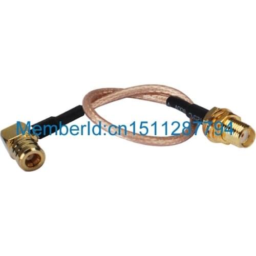 2015 New Arrival SMA female bulkhead to SMB RA male Pigtail cable RG316 15cm coaxial cable