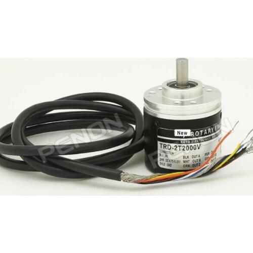 New original authentic real axis photoelectric incremental rotary encoder TRD-2T2000V