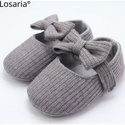 Losaria New Arrival Baby Girls Shoes 0-18 Months Four Season Toddler Footwear Soft Lightweight Anti-slip Bow Lovely Bebe Sandals