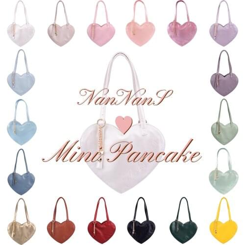 Japanese college style sweet student lolita handbag love JK uniform cosplay anime shoulder bag kawaii girl gothic lolita bag