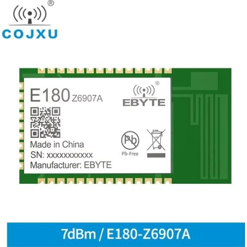 TLSR8269 Zigbee 3.0 Wireless Module 2.4Ghz 7dbm 512kb Flash 130m Range 3.3V PCB Antenna SMD cojxu E180-Z6907A Zigbee Module