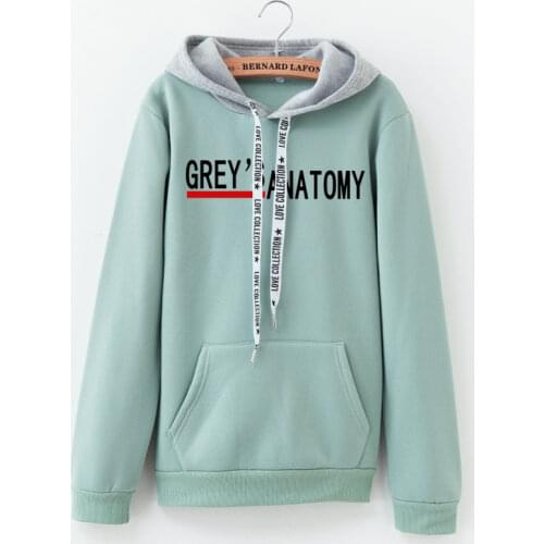 Letters Print Hoodies Sweatshirts Harajuku Hooded Sweats Women Clothing Feminina Loose Pocket Womens Outwear Fall Autumn Tops