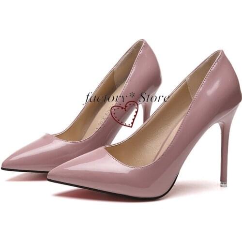 Nude High-Heeled Shoes Female Tip Fine In Her Shoes Female Korean Wild Work Shoes In Spring and Summer 2020 New
