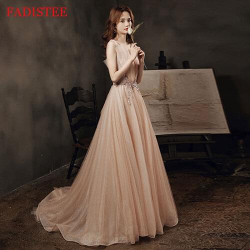 Robe De Soirée De Mariage V-neck Sleeveless Lace Evening Dresses Vestidos De Fiesta платье на выпускной