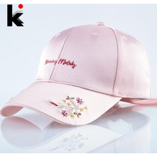 Womens Spring Baseball Cap Female Snapback Letter Embroidery Hats Women bow-knot Adjustable Visor Caps Ladies Bone Casquette