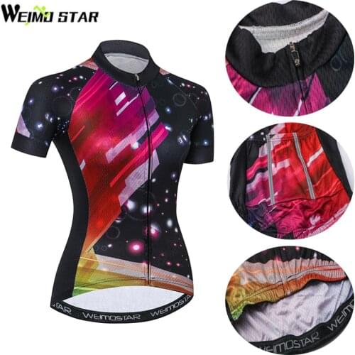 Weimostar Women Cycling Jersey mtb jersey roupa ciclismo Breathable Outdoor Mountain Uniform Cycling Clothing Wear