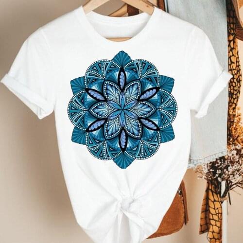 Women Clothes Vintage Style Floral Short Sleeve Ladies Summer Print Fashion Tshirt Female Short Sleeve Tee Top Graphic T-shirt