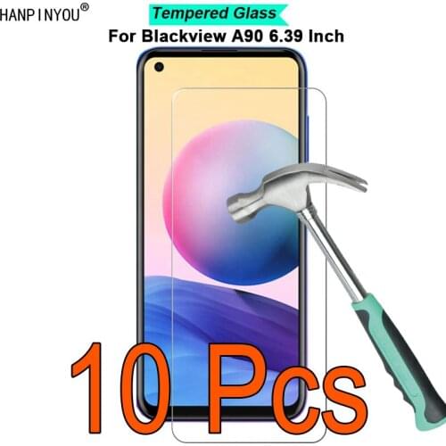 10 Pcs/Lot For Blackview A90 6.39" 9H Hardness 2.5D Ultra-thin Toughened Tempered Glass Film Screen Protector Protect Guard