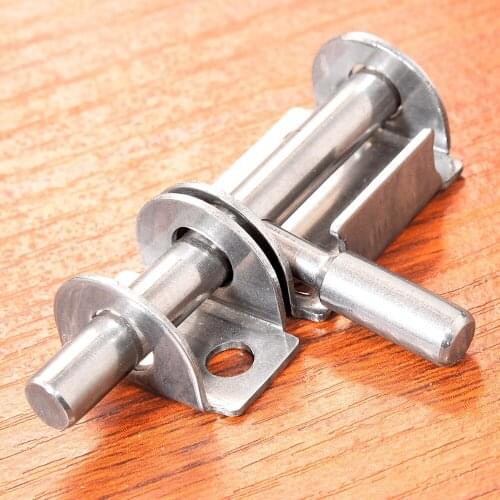 2inch Stainless Steel Door Latch Barrel Bolt Latch Hasp Stapler Gate Lock Safety Easy To Install 5cm Door Latch