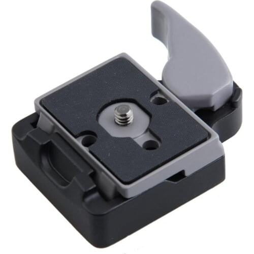 2 in 1 200PL-14 Quick Plate Release Clamp Adapter Release Plate Compatible for camera tripod with Manfrotto