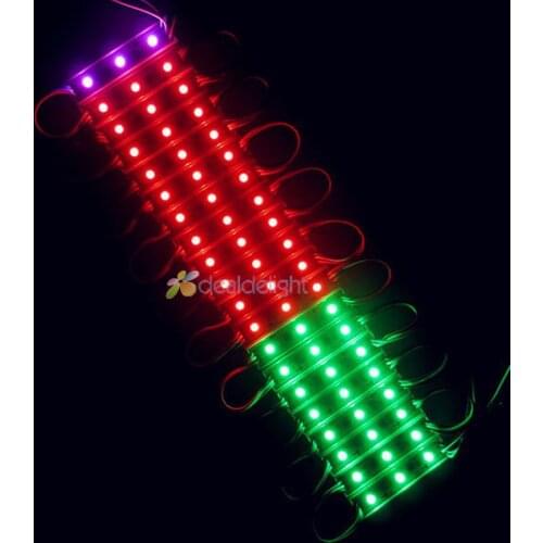 20pcs DC 12V 3 Leds 5050 SMD RGB Waterproof WS2811 IC LED pixel Module Light Lamp Free Shipping