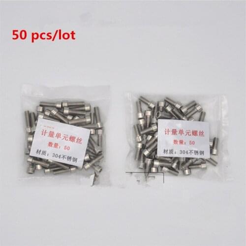 50 pcs EFI pump metering unit screw, fuel metering valve metering unit screw, metering unit fixing screw