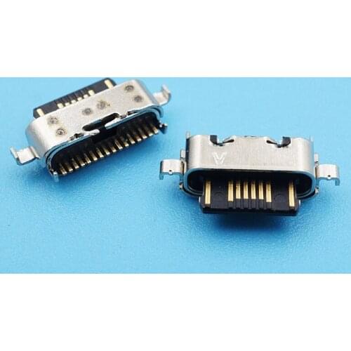 50pcs/lot USB Jack For Moto G7 power Micro USB Connector Charging Charger Port Tail Plug Socket Replacement Parts