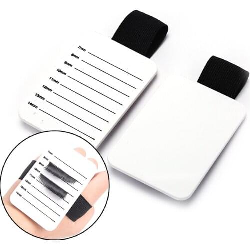 Acrylic lash lash pallet Eyelash Extensions Lash Tile Palette Adhesive Glue Ceramic Holder Lash Eyelash Extensions Tools 1 Set