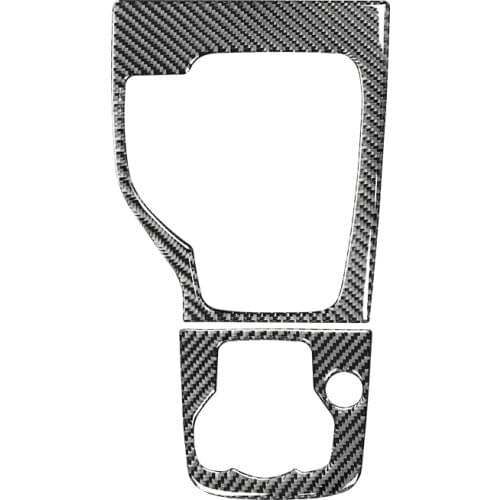 Carbon Fiber Car Gear Head Shift Knob Panel Cover Trim Sticker for Mazda 3 Axela 2014 2015 2016 2017 Accessories