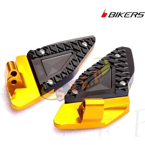 BIKERS Folding Rear Passenger Footrest Foot Pegs Pedals For Honda PCX125 PCX150 2018 2019 2020 2021