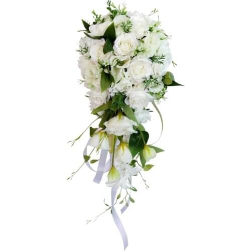 Bridal Bouquet of Flowers Artificial Flower for Home,Party,Wedding Decoration
