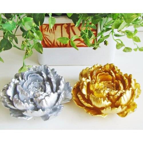 Flower Silicone Candle Soap Mold 3D Peony Mould Cake Mold