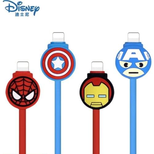 Disney Marvel Spider Man USB Cable for Apple iPhone 12 11 Pro Max Xs X 8 7 Plus Fast Charging Cable Charger Cable USB Data Line