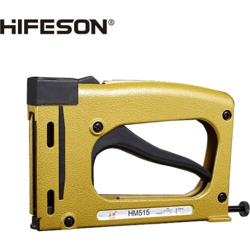 HIFESON High Quality Frame Gun Nailer Nails Manual Flex Point Tacker Framing Tools Tacker Gun Used for Frame Back Fix
