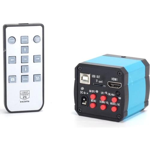 HY-2307 48MP 2K 1080P HDMI USB Electronic Industry Video Microscope Camera for Stereo Machine PCB CPU Board Repair Magnifier