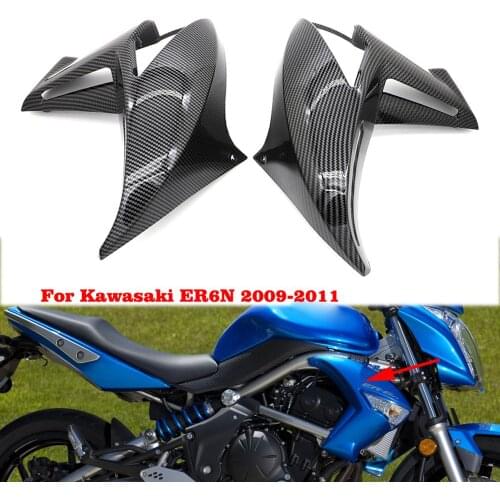 Motorcycle Pair Fairing Side Panel Cover Cowling kit Set Frame For KAWASAKI ER-6N ER6N ER6-N 2009 2010 2011