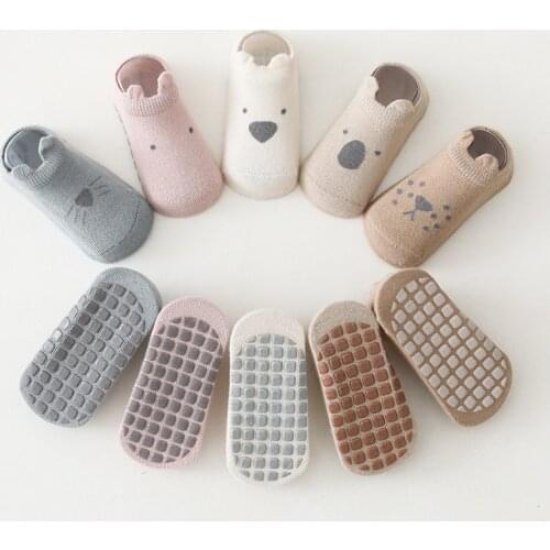 Lawadka 2021 Newborn Baby Boys Girls Socks Anti slip Ankle Infant Socks For Girls Toddler Home Floor Sock Age For 0-5Years Old