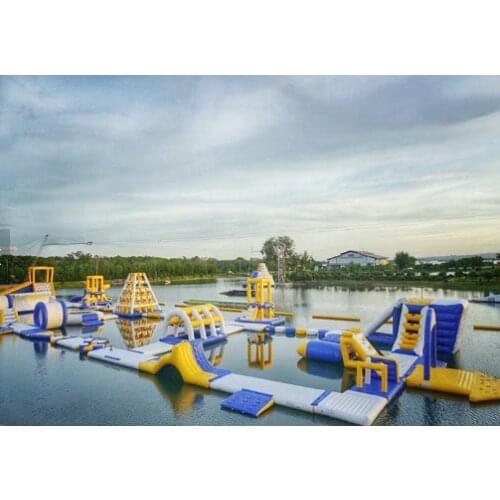 Hi Bouncia Inflatable Floating Water Theme Park For Beach and sea