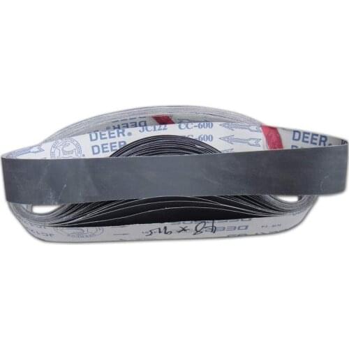 New 5pcs 1880*50MM Black Soft Sanding Bands Belt Grinder Accessories P60-P1000 JC122 74*2"