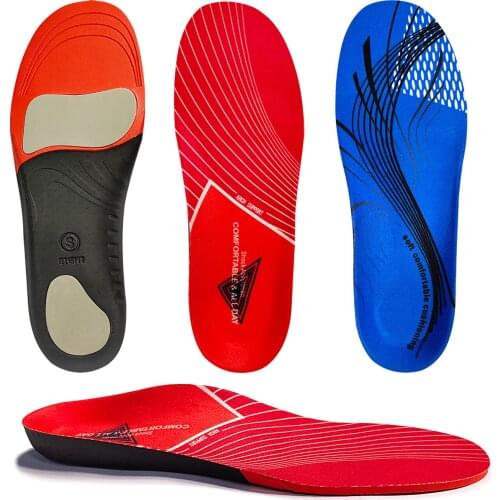 Flat Feet Orthopedic Insoles For Shoes Men Women Arch Support Foot Varus Valgus Corrector Shock Absorption Breathable Insoles