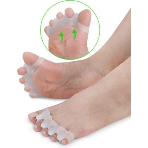 Silicone Foot Care Gel Bunion Protector Toe Separators Correctors Hallux Orthosis for Hallux Valgus Day and Night