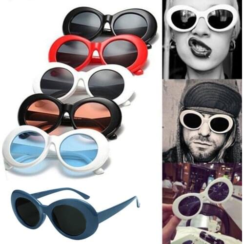 Retro Unisex Sunglasses Rapper Oval Shades Glasses Outdoor Sports Gift Designer Vintage Gift Small Frame UV Protection Driver