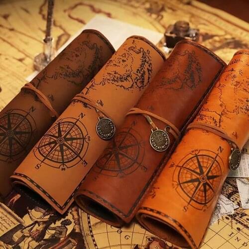 SQUMIDER Leather Cosmetic Bags