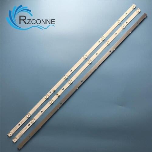 LED Backlight strip 8 lamp for JS-D-JP395DM-A81EC B82EC (80105) E395DM1000 MCPCB D40-M30 40BF400 6V/LED