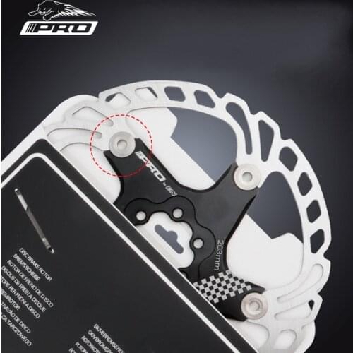 IIIPRO Bicycle Stainless Steel Brake Rotor Floating Disc For MTB Bike 140/160/180/203mm 6 Bolts