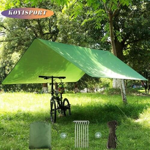 Awning Waterproof Tarp Outdoor Camping Sun Shelter Canopy Sunshade Sun Shade Beach Garden Picnic Tourist Tarp