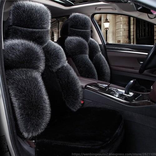 Wenbinge plush car seat cover for RX470 RX570 vaz car polo sedan nissan x-trail t31 toyota styling auto accessories automobiles