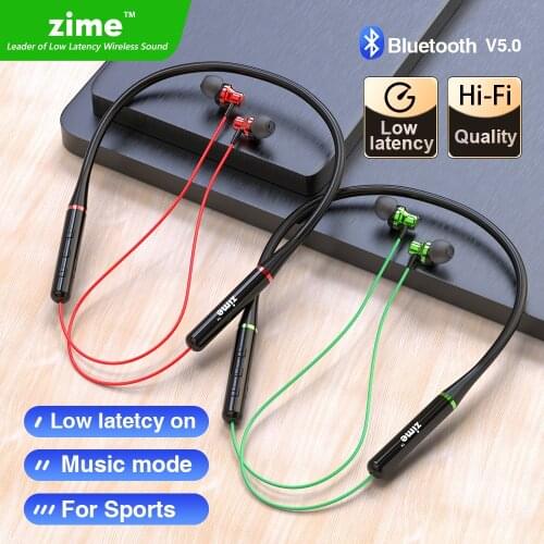 Zime Victory TWS Earphones Bluetooth 5.0 Wireless Waterproof Sport Headset Noise Reduction PUBG 65ms Low Latency Gaming Earbuds