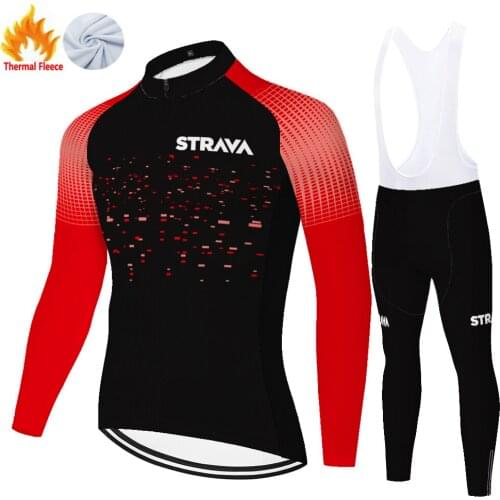 Strava Winter Thermal Fleece Bretele Masculino Велосипед Roupas Tenue Cyclisme Roupa Cycling Equipment Ropa Ciclismo Hombre