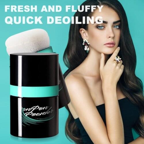 1pcs Hair Treatment Powder Greasy Hair Quick Dry Powder Cleaning Sponge For Laziness People Instantly Hair Styling TSLM2