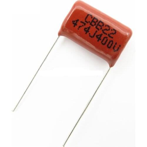 10PCS 400V474J 0.47UF Pitch 15mm 470NF 400V 474 CBB Polypropylene film capacitor