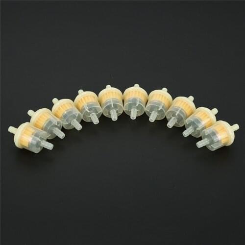 10PCS Universal Motorcycle Gasoline Engine Fuel Filter Fuel Filter Motorcycle Supplies Gas Gasoline Motorcycle Gasoline Filters